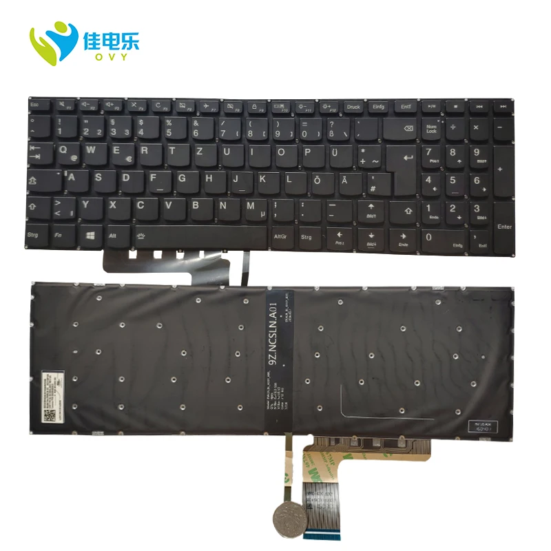 Клавиатура для ноутбука GR немецкая для lenovo 510-15ikb 310-15 310-15ABR 310-15IAP 310-15ISK 310-15IKB V310-15ISK 9Z. NCSLN. A01 ноутбук
