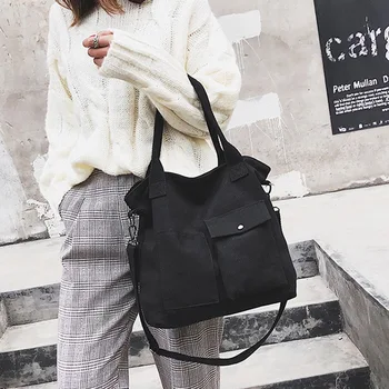

Women Multi-pockets Shoulder Bag New Fashion Portable Outdoor Travel Zipper Multi-functions Large Capacity Handbags