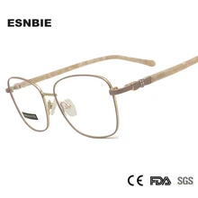 Роскошная оптическая оправа из металла женские очки бриллианты горный хрусталь сплав полный обод модные оправы для очков Близорукость очки