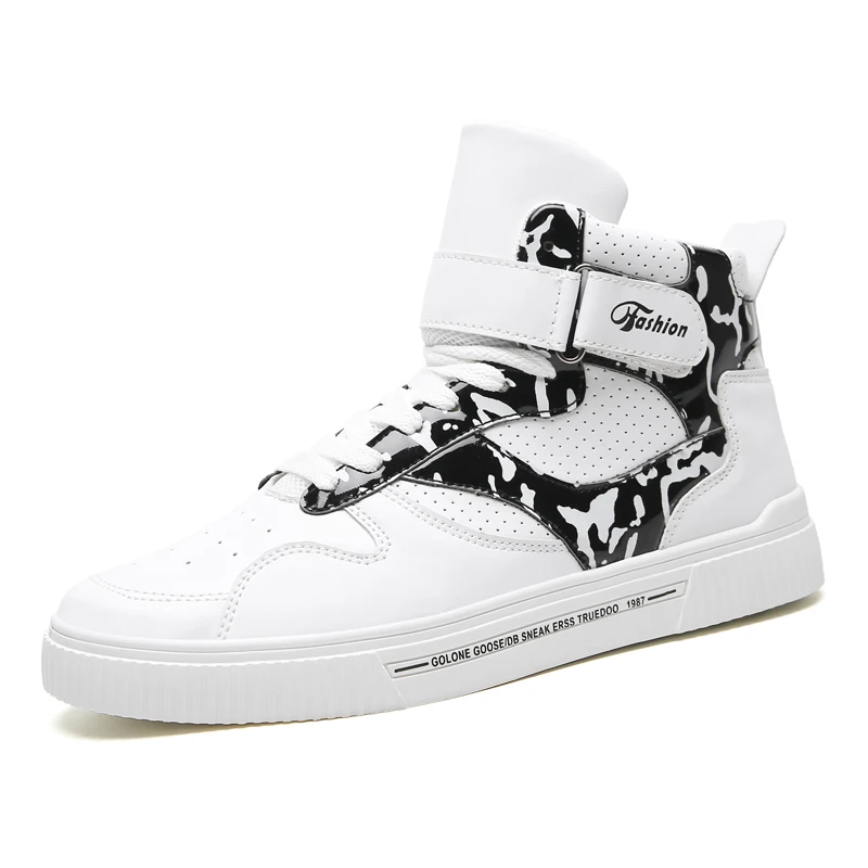 White Black Basket Homme мужские высокие баскетбольные кроссовки амортизация легкие кроссовки противоскользящие дышащие, для активного отдыха и спорта Jordan обувь для мужчин - Цвет: White Black