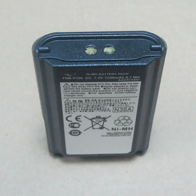 New-Fnb-V106 Ni-MH аккумулятор 1200Mah для Yaesu Vertex standard Vx-231 Vx-230