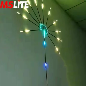 

New Popular Colorful Led Firework Effect Light Multi Function Sound Control Lighting