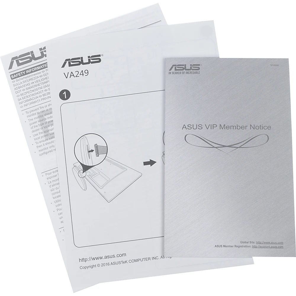 Монитор ASUS VA249NA 23.8", черный