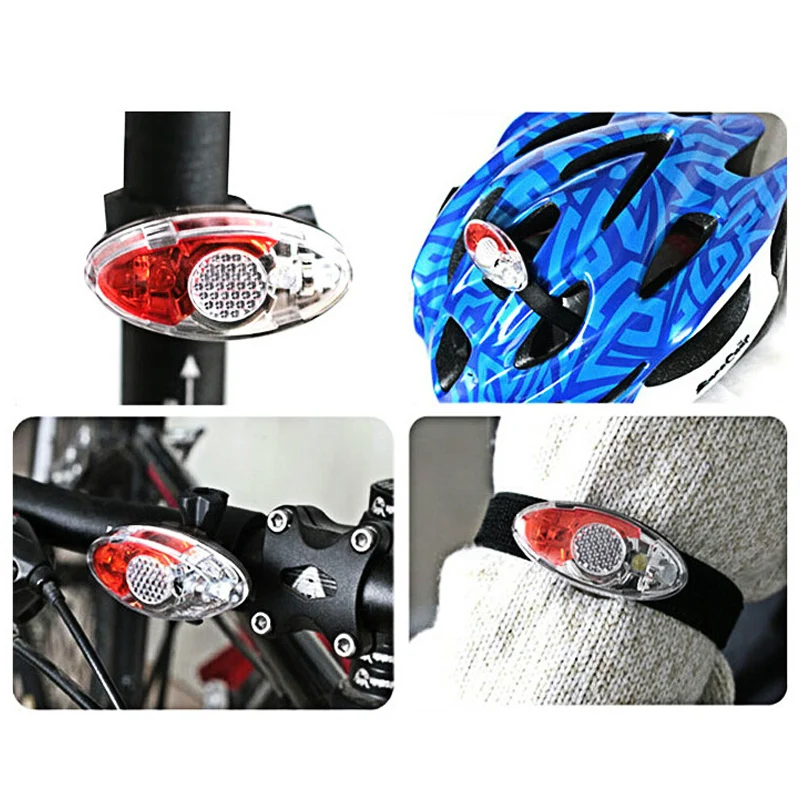 Cycling Mountain Bicycle Super Bright 4 LED Safety Rear Light Tail Lamp