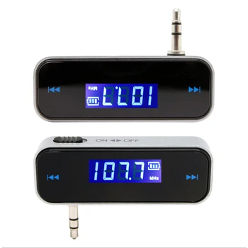 

Wholesale 3.5 mm Wireless Mini Car Radio Music Audio Transmissor FM Transmitter Modulator Displayer LCD HandsFree FM FM