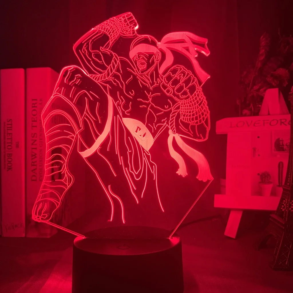 Game LoL The Blind Monk Figure Led Night Light Boys Friend Birthday Gift Cool Kids Bedroom Table Lamp League of Legends Lee Sin