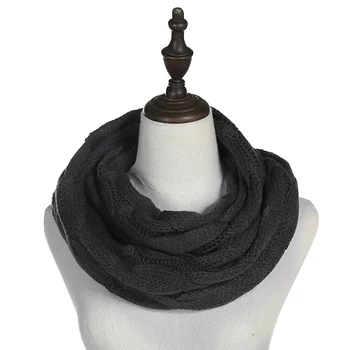 

Unisex Wrap Fashion Long Scarf Keep Warm Accessory Soft Solid Knitted Casual Gift Thickened Autumn Winter Adult