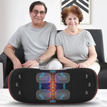 

Electric Lumbar Traction Waist Back Massager Heating Vibration Spine Support Waist Relief Pain Body Massage Decompression