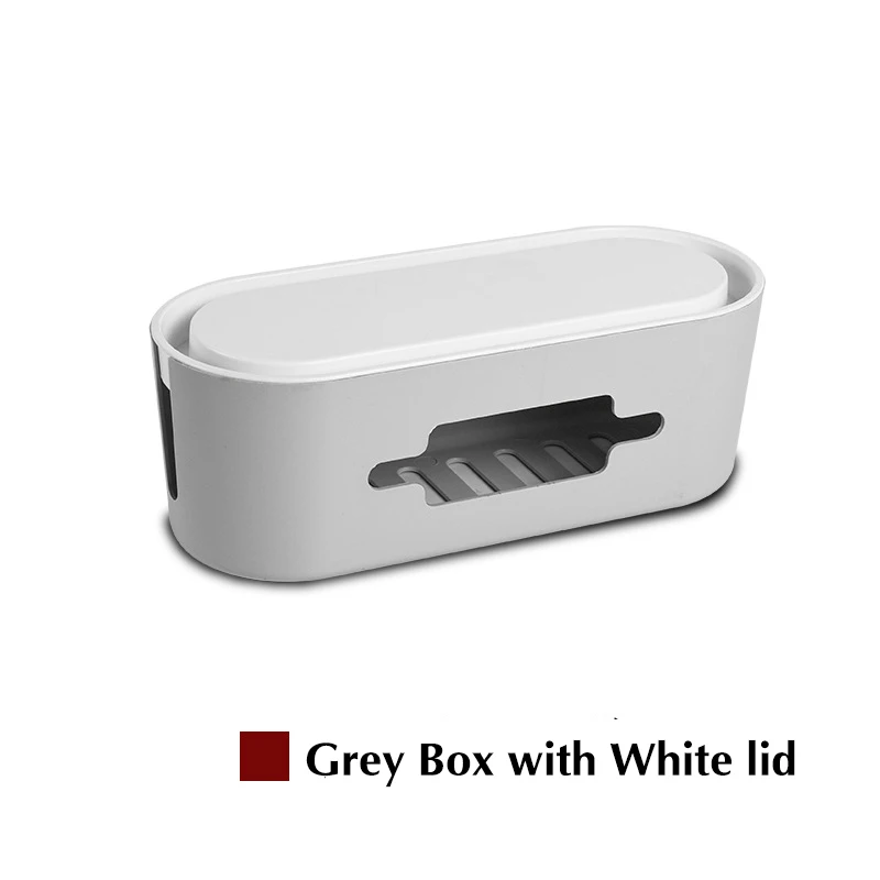 Проволочная коробка для хранения Большой Емкости Настольная зарядная Розетка Кабель питания данных органайзер для хранения отделочная коробка для хранения