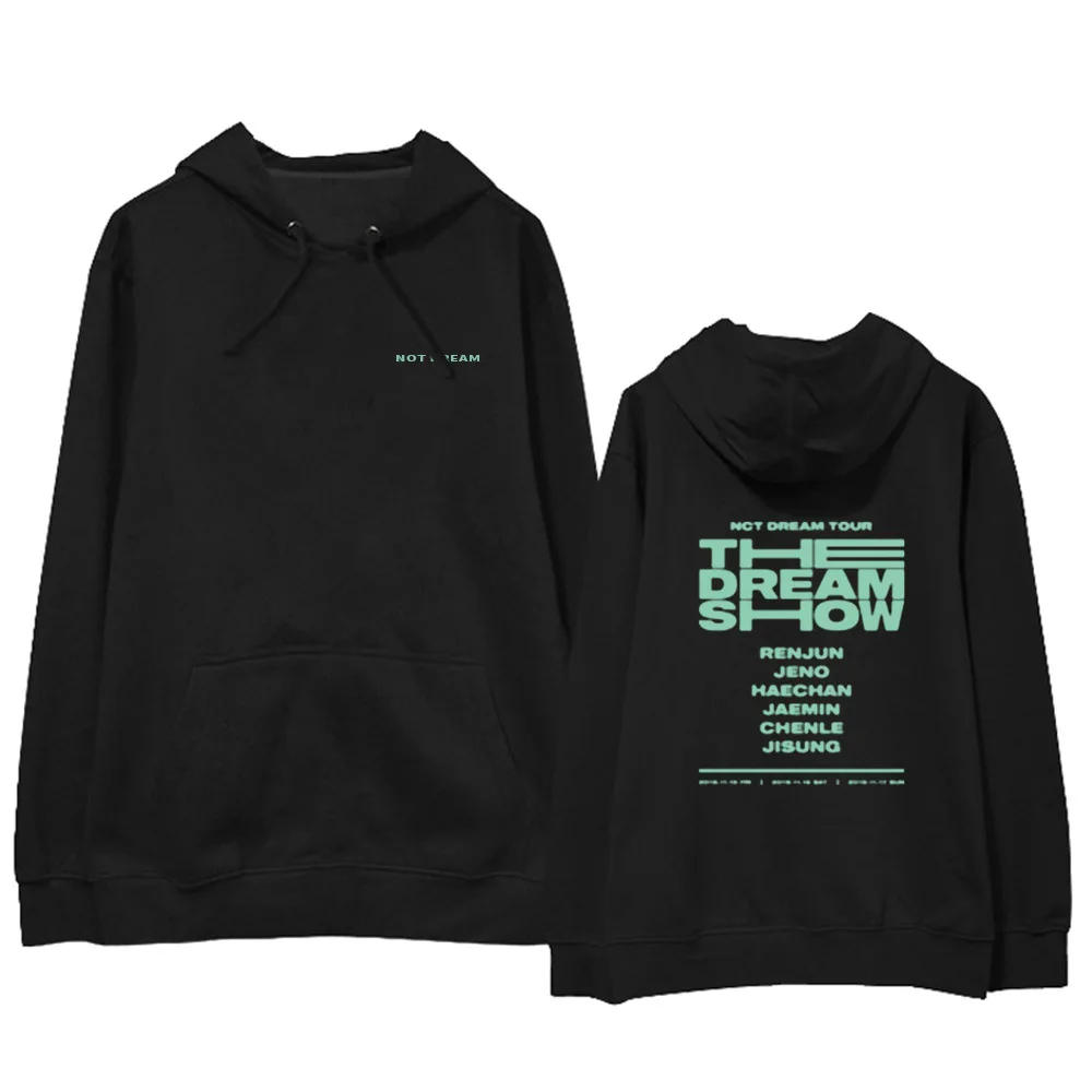 Новое поступление худи с принтом NCT Dream концерт мечта шоу свитшот повседневная
