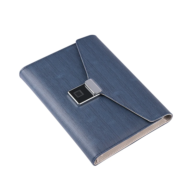 Promotion Custom Office Business Gifts Sets Luxury Leather Power Charger Diary Journal Notebook Company Present Set