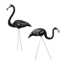 1 пара, имитация фламинго, орнамент, фламинго, фигурки, красивые пластиковые