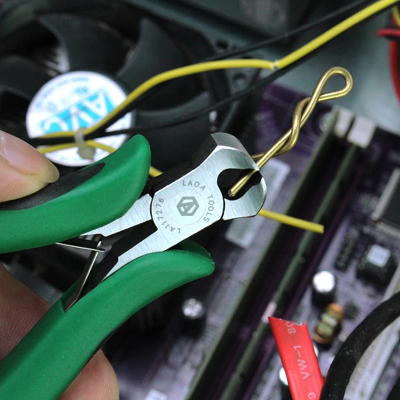 Миниатюрные плоскогубцы LAOA кусачки с длинным носом круглые для резки