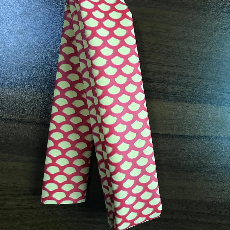 

1M Double Color Fish Scale heat shrink tubing for Handle Non-slip Grip Fishing Rod Heat Shrink Tube