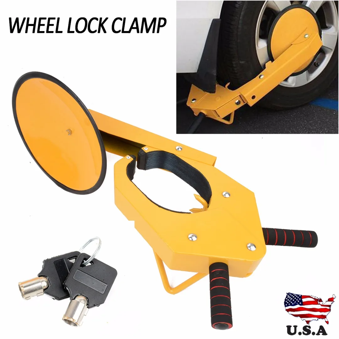 

ATV RV Car Tire Claw Wheel Clamp Boat Truck Trailer Lock Anti Theft Parking Boot Security Theft Devices Vehicle Lock for Car