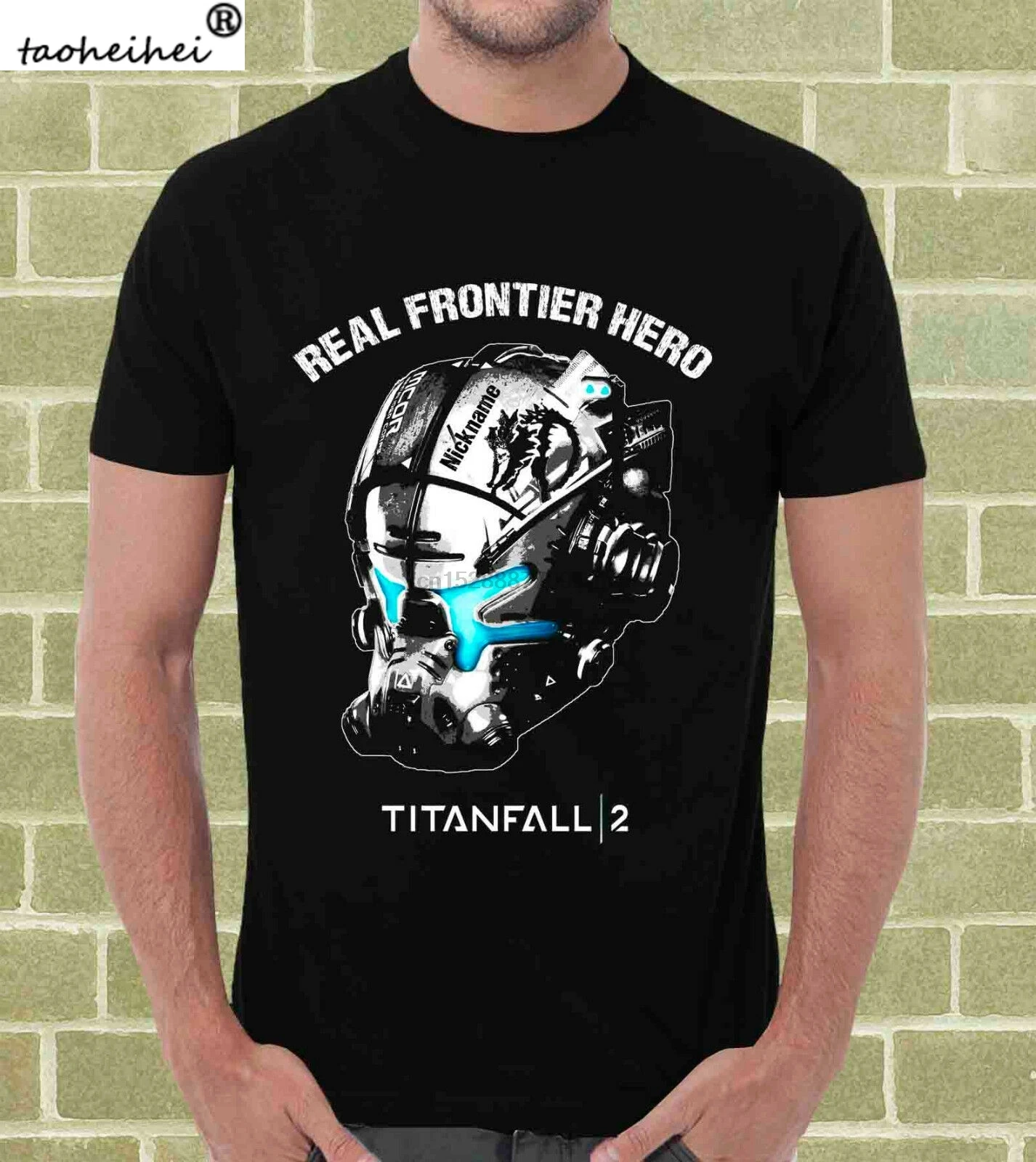 Titanfall 2 T-Shirt Customizable with nickname on pilot helmet | Женская одежда