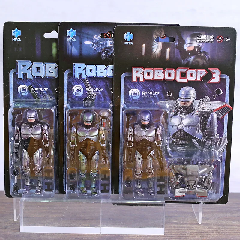 Hiya игрушки RoboCop масштаб 1/18 экшн-фигурки коллекционные ПВХ фигурки модели Детский