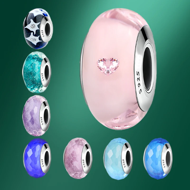 Bracelets Beads Charms Silver 925-Sterling-Silver 925 Original Jewelry Gift Fit Diy-Making