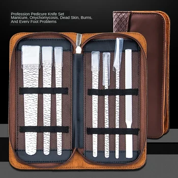 

7pcs/set Stainless Steel Nail Clipper Pedicure Set With Scissor Tweezer Professional Manicure Tools Nail Supplies G0210