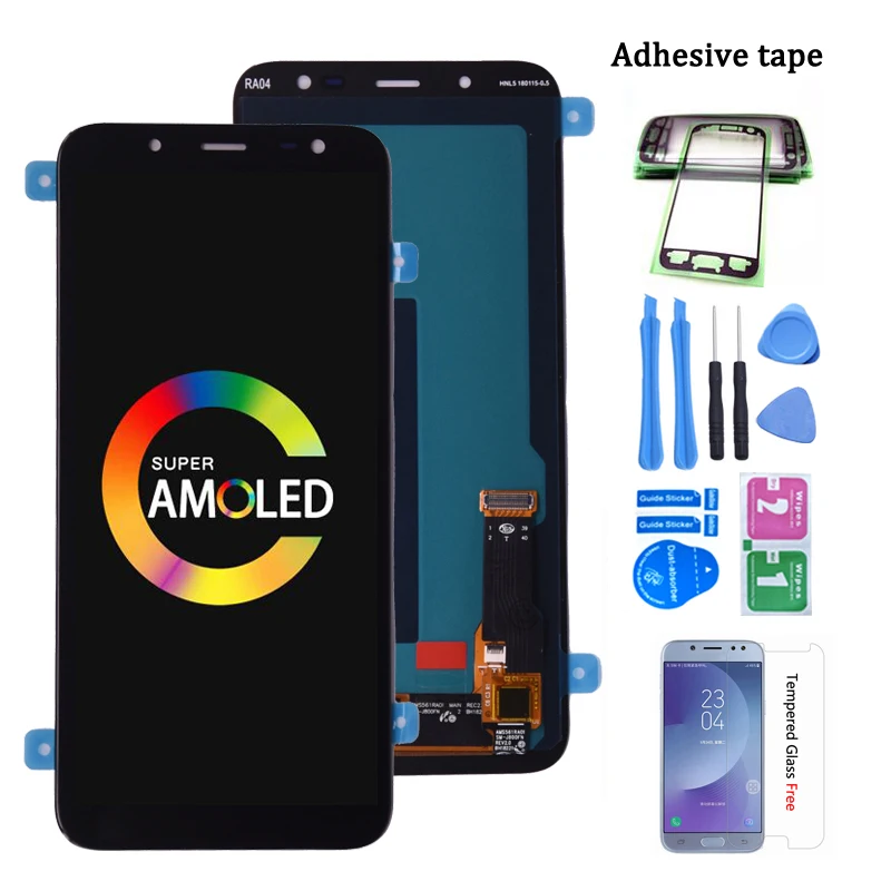 Оригинальный ЖК экран Super AMOLED для Samsung Galaxy J6 2018 J600 J600F J600Y дисплей и сенсорная
