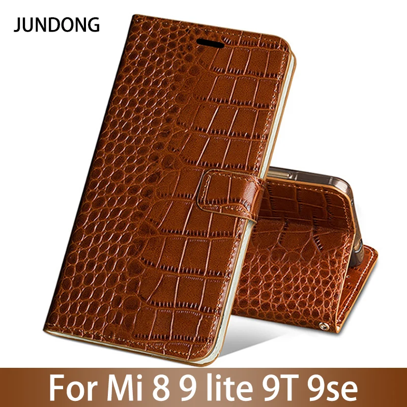Чехол-книжка для телефона чехол для Xiaomi Mi 5s Plus 6 8 9 lite 9se 9T Pro Чехол из крокодиловой кожи с пряжкой