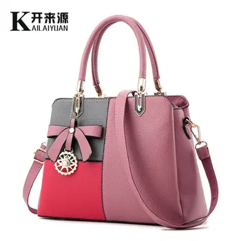 

Korean Women's Handbag Tote Messenger Satchel Purse Shoulder Bag Fashion Bags Solid Color Trend Simple Elegant