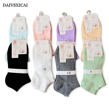 

3Pair/lot=6pieces Candy Color Cotton Socks Summer Female Invisible Shallow Mouth Socks Fashion Women