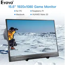 Eyoyo EM15H Portable Monitor 15.6? LCD USB Type C Hdmi gaming monitor ips 1080p FHD display for PS4 Laptop Phone Xbox Switch Pc