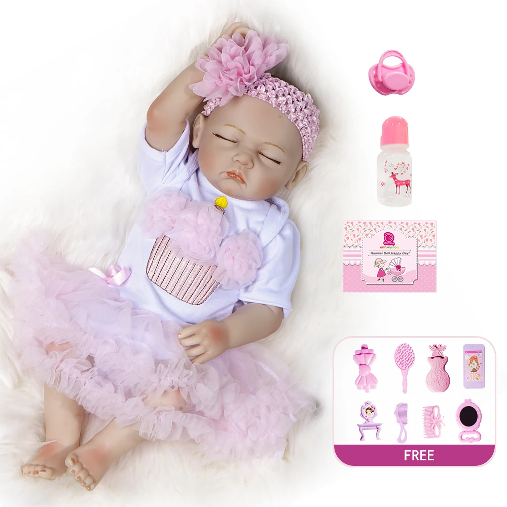 20 дюймов реалистичные Bebe Reborn Новорожденные куклы Reborn Реалистичные полные тела силиконовые куклы для малышей игрушки