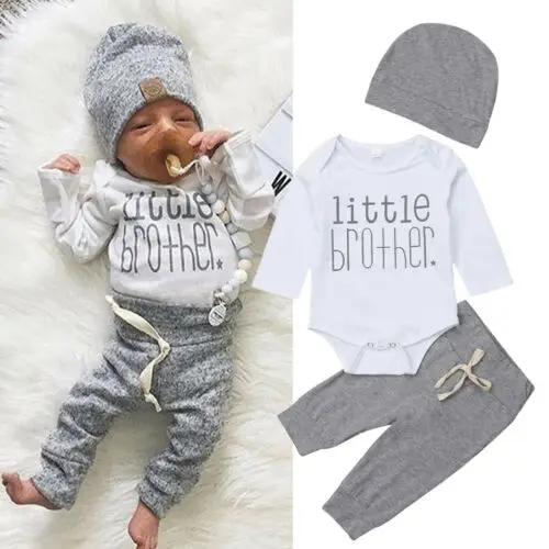 

Spring Easter New Born Baby Clothes Christmas Clothes Boy Little Brother's Rompers Kids Costume For Girl Infant Jumpsuit
