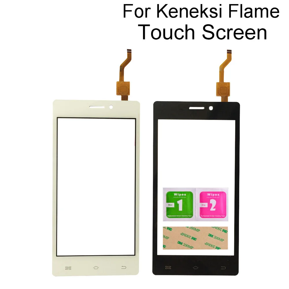 4 5 &quotсенсорный экран стекло для Keneksi пламя Сенсорное дигитайзер панель передняя