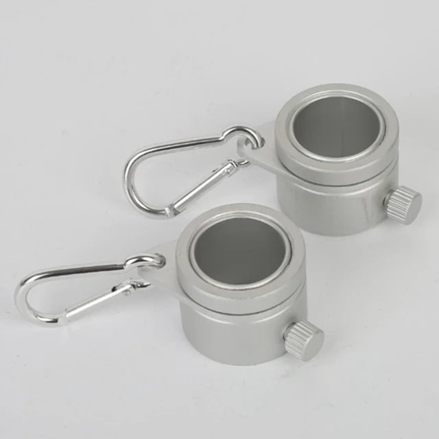 2Db Alumínium Ötvözet Zászlóról Gyűrűk Rögzített Karabiner Horoggal, 360 Fokos Forgó, Becsapódó Zászló Rögzítő Fonó Készlet - Image 4