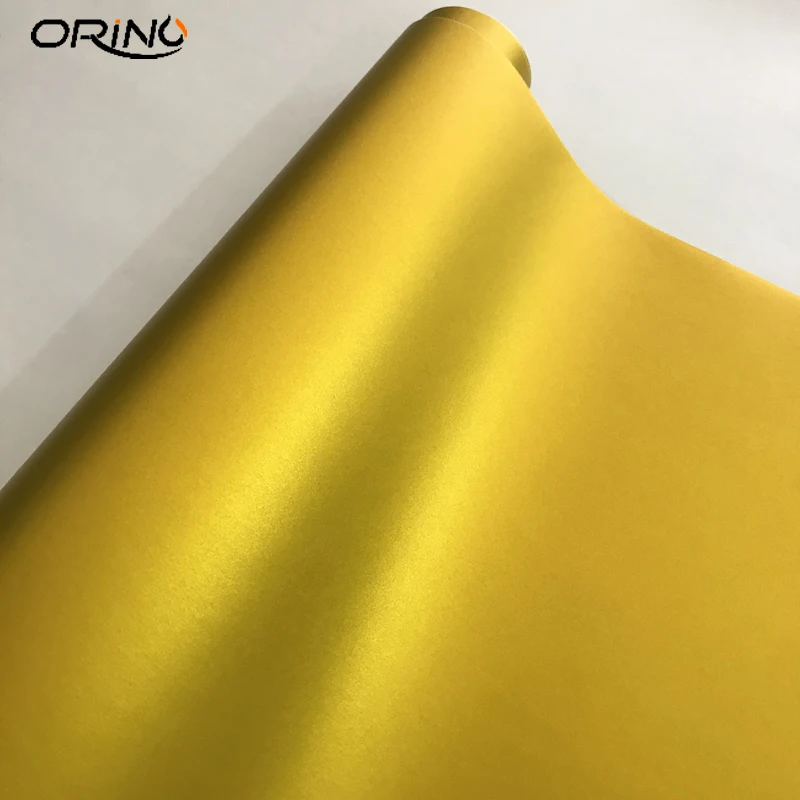 Gold Matt Metallic Vinyl Wrap Sticker-5