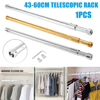 

Extendable Telescopic Shower Curtain Rail Rod Pole Window Curtain Bath Wardrobe Kitchen C44