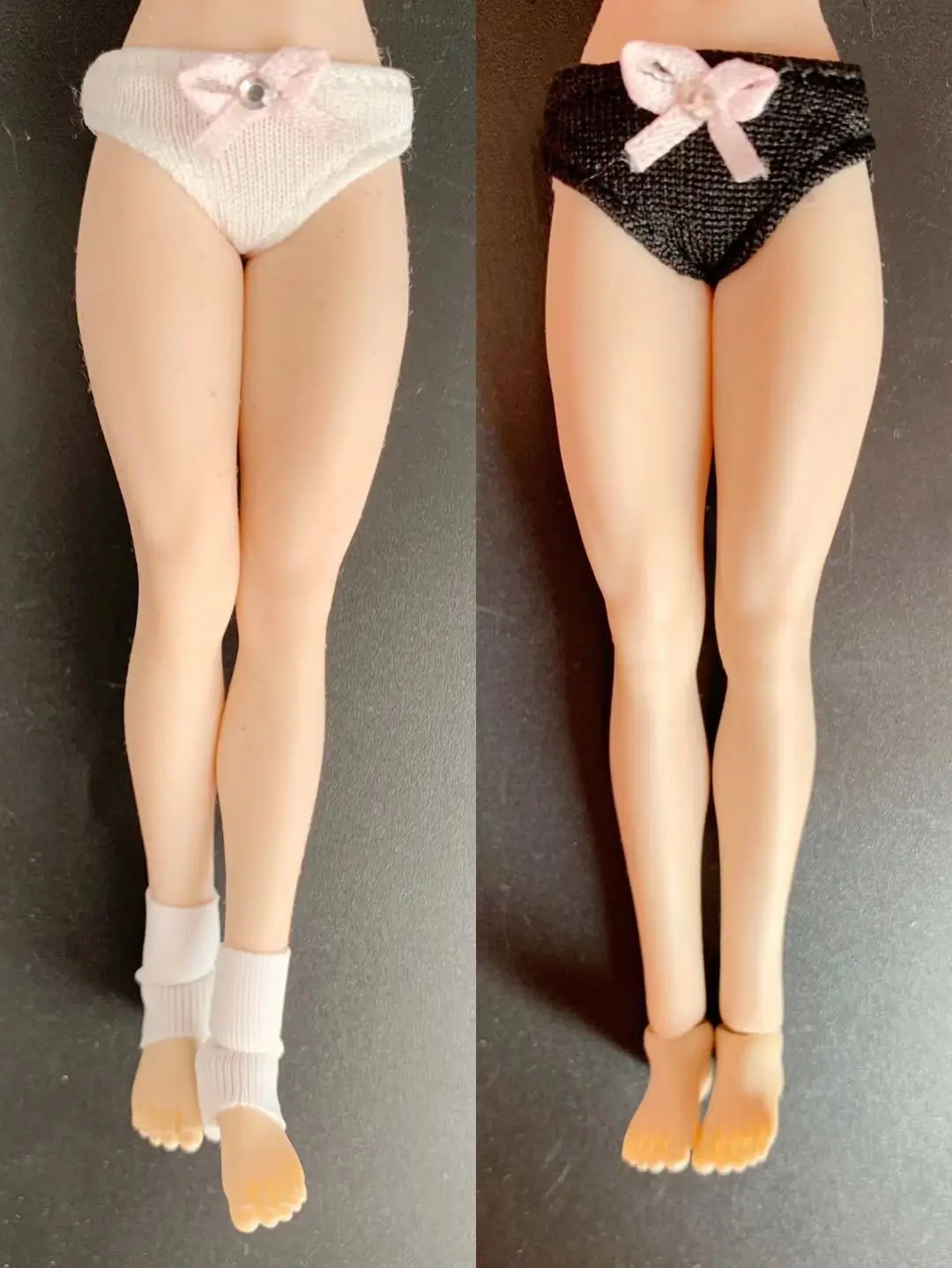 

1/12 Scale Female Briefs Black White Color for 6 Inches Tbleague Action Figures