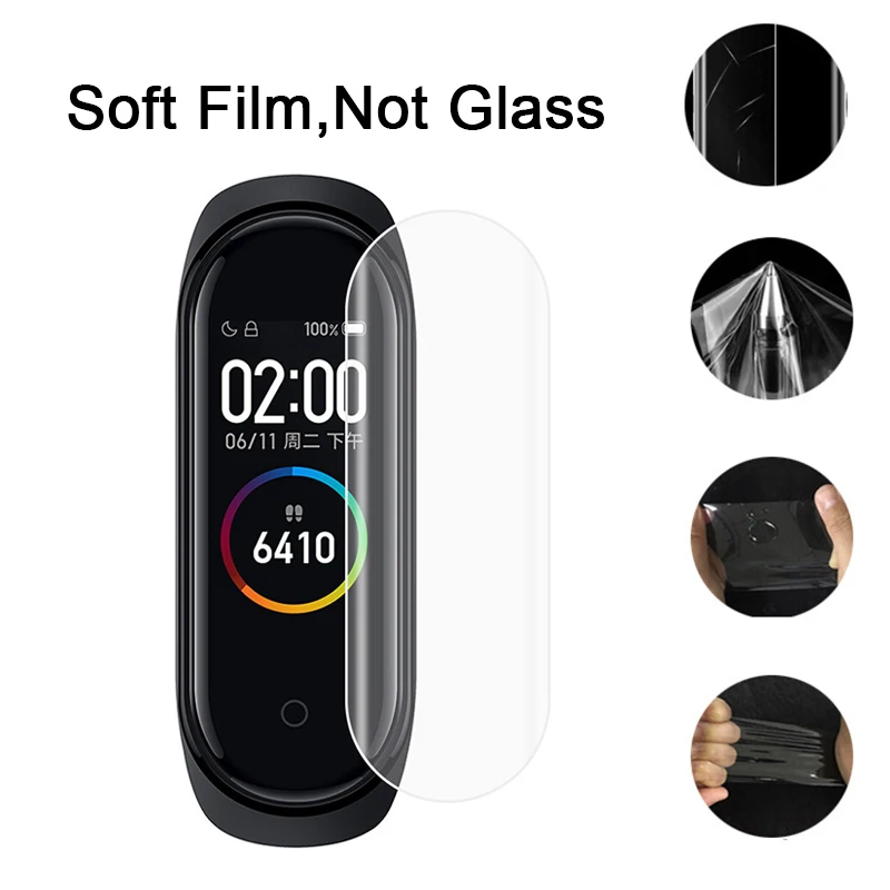 

12PCS TPU Soft Cover Film on for Xiaomi Mi Band 4 Screen Protector for Mi Bracelet 3 Band4 Protective Film Not Tempered Glass