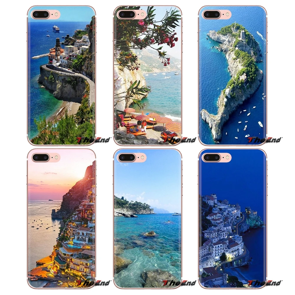 Чехол для samsung Galaxy S2 S3 S4 S5 MINI S6 S7 edge S8 S9 Plus Note 2 3 4 5 8 Coque Fundas красивый чехол-книжка Positano