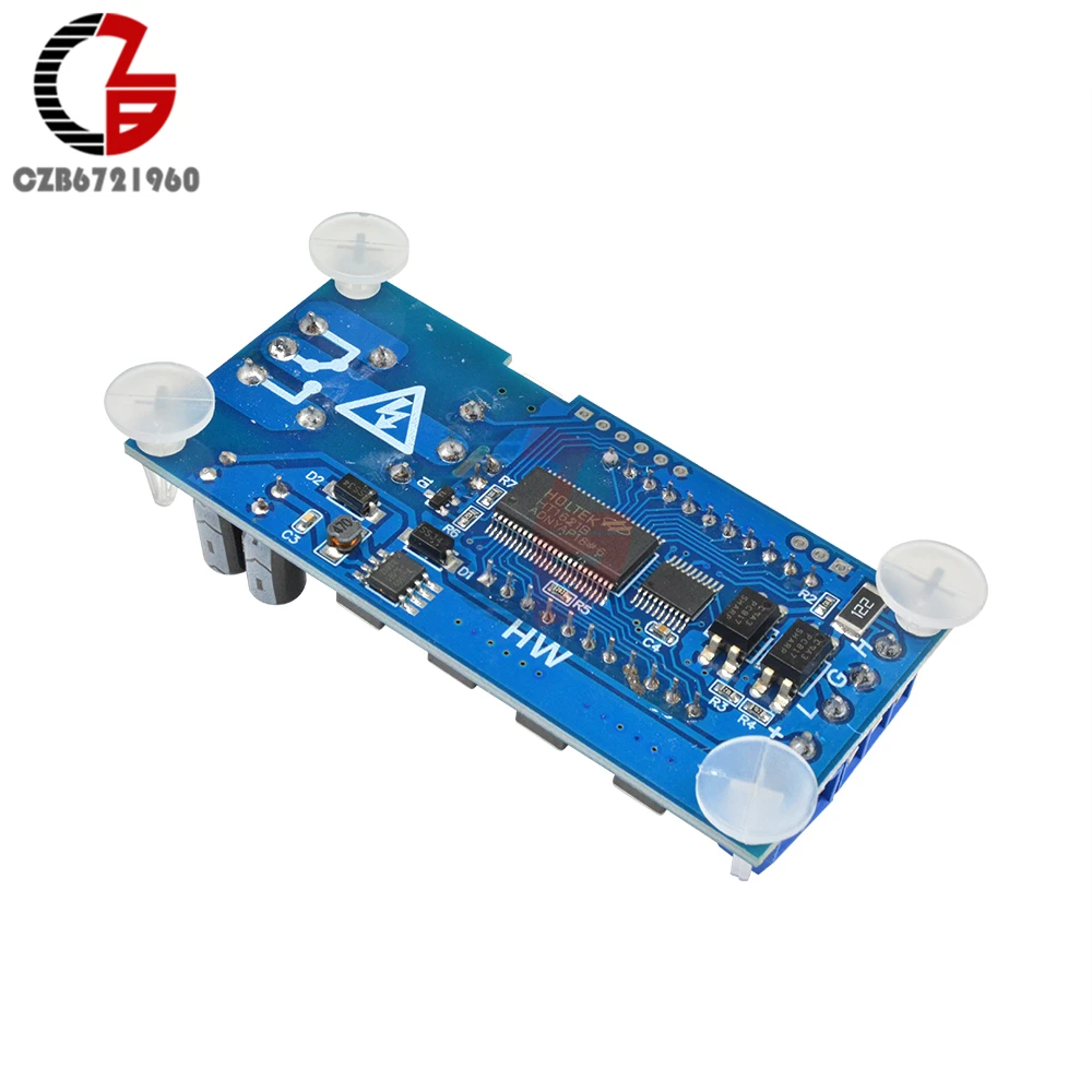 DC 6-30 в ЖК-цифровой таймер переключатель UART ttl Micro USB цикл реле времени задержки двухпозиционный уровень время запуска переключатель управления