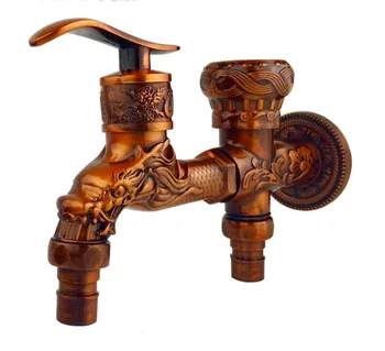 

Antique carved multifunctional washing machine faucet Buy Free Mask 1PS