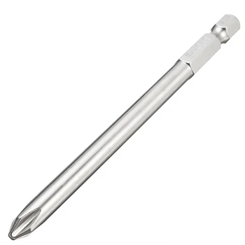 

100mm PH2 Phillips Magnetic Electric Screwdriver Drill Bit Single Head Cross Screwdriver Bit 1/4" Hex Shank Drill Bit