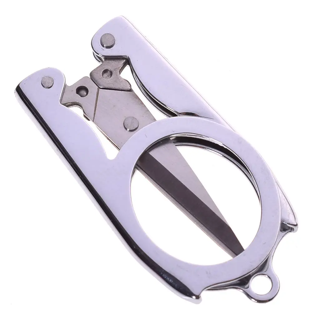 

Portable Folding Scissors Pocket Travel Small Cutter Crafts Sharp Blade Emergency Travel First Aid Kit