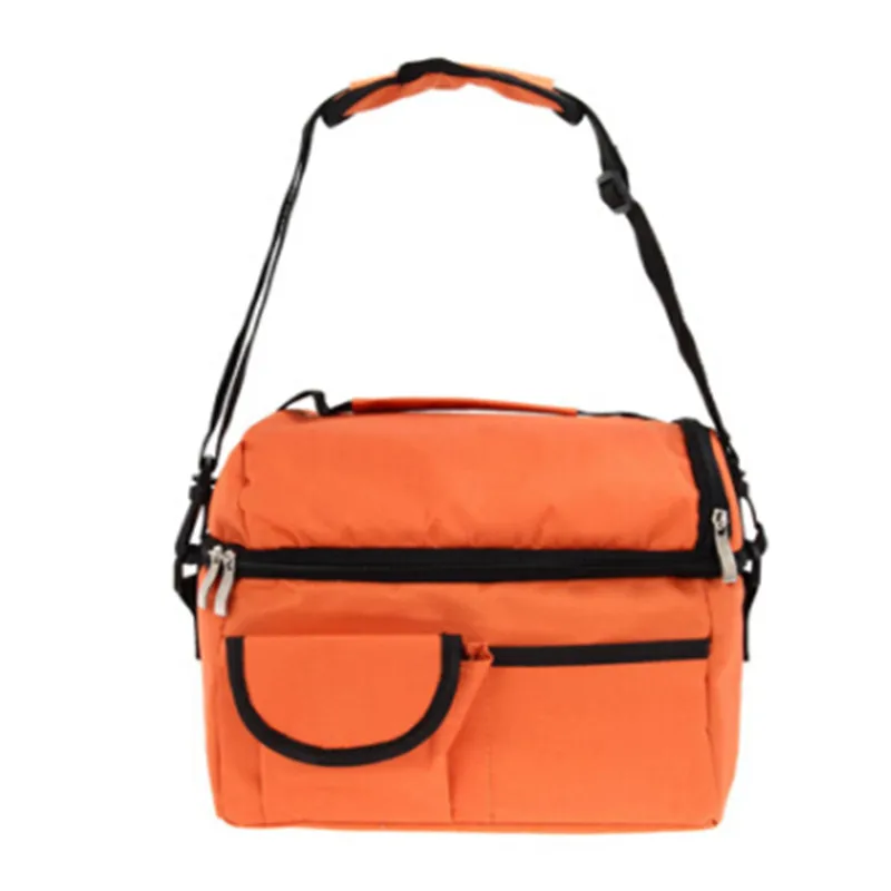 2 Layers Insulated Cooler Bag Thermal Lunch Box Picnic Food Storage Tote Bag Wholesale Bulk Lot Accessory Supply Product