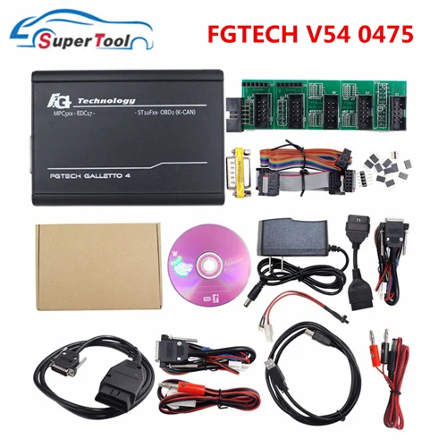 DHL Авто ECU чип Тюнинг программист ЕС 0475 0386 FG TECH V54 FGTECH Master Galletto 4 полный чип Поддержка BDM полная функция - Цвет: FGTECH 0475