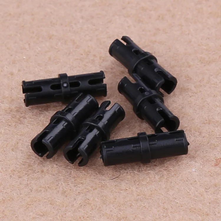

50-200pcs/lot DECOOL high-tech Pin 1x2 with Friction Ridge Lengthwise compatible 2780 Bricks Blocks Toys Parts