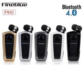 

FineBlue F910 Wireless Bluetooth Earphone Vibrating Alert Wear Clip Handsfree Mini Portable Headset For Android iOS