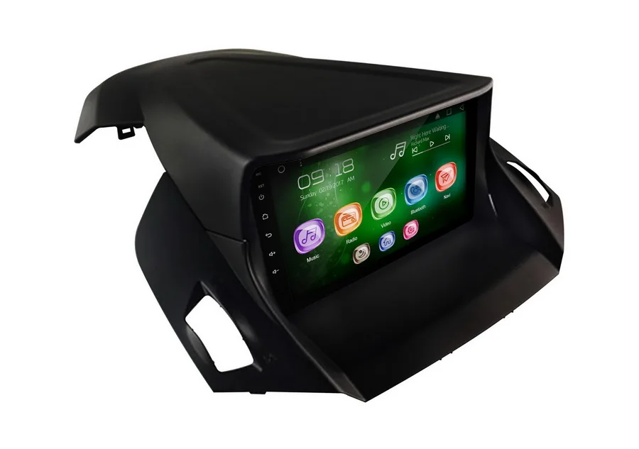 Excellent Allways 9" IPS Screen Android 9.0 Octa-core Ram 2GB Rom 32GB Car Multimedia for Ford Kuga 2013-2017 with 2.5D Full touch screen 1