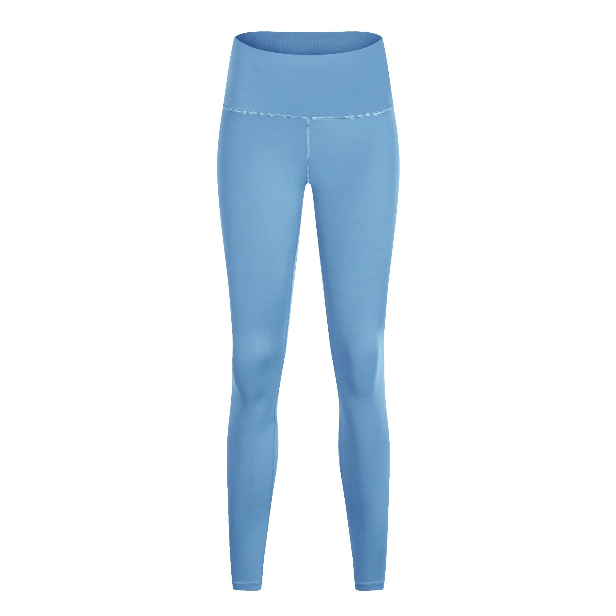 Цвет значение классический 2,0 версии- цвет Обнаженные-чувствовать себя спортивные Леггинсы для фитнеса женщин высокая Талия тренажерный зал Спорт колготки Йога брюки - Цвет: Lake Blue