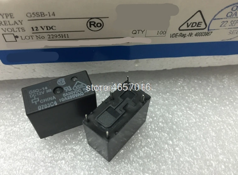 5 шт./лот новое и оригинальное реле G5SB-14 12V 12VDC1 ON 1 с замкнутым | Обустройство дома