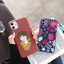 Яркий матовый чехол для мобильного телефона с рисунком, подходит для iphone 11, 11PRO, 11PRO, MAX6s, 7, 8 Plus, трендовый Чехол для мобильного телефона