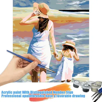 

Diy Painting By Numbers Kit Coloring By Numbers Picture By Numbers Home Decors раскраска по номерам море small paint by number
